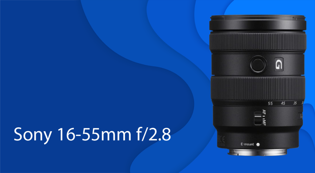Sony 16-55mm f/2.8 lens with auto focus for party
